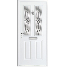 London White Bevel Cluster